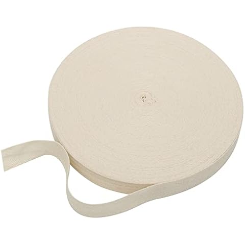 Coitak Cotton Twill Ribbon, 54.7 Yards Binding Ribbon Webbing Tape Trimming for Packing Garment Accessories Handmade DIY Cover