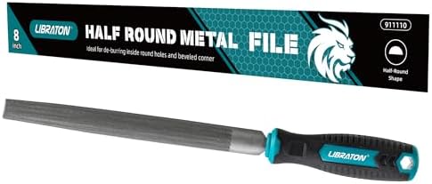 LIBRATON Lima Media Caña de 8 Pulgadas, Herramienta de Archivo de...