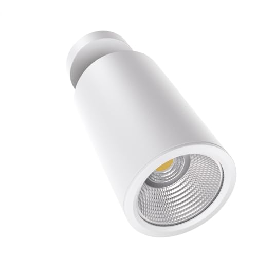 Image of Goldmedal Bibo 12W LED Surface Spotlight | Focus Light |Neutral White (4000K)| Adjustable Base | with 36Beam Angle | for Kitchen,Living Room & Malls | Up to 80 Lumens Per Watt | Body Colour:White