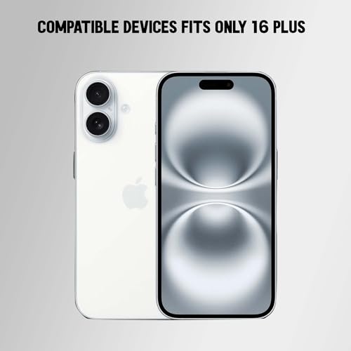 Image of Kratos Soft Silicone Case Cover Compatible with iPhone 16 Plus - Everyday Comfort Protection, Wireless Magnetic Charging Case with Raised Edge Camera & Screen Protection, Shock-Resistant Design