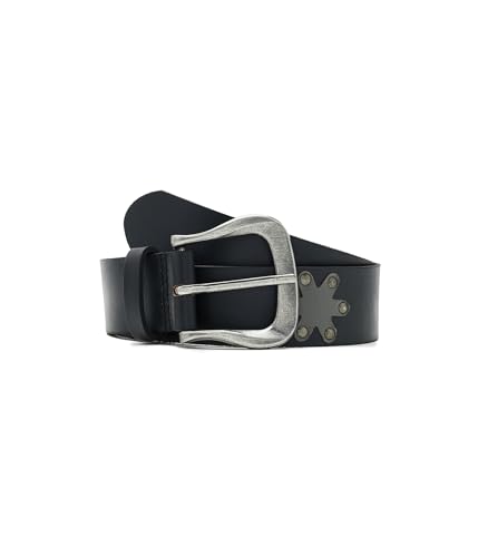 Free People Womens Sonny Studded Belt Midnight Hour MD-LG (28.5-34.5 Waist) One Size