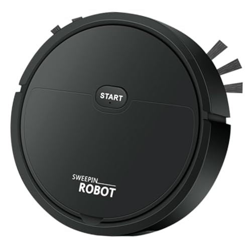 CALLARON Aspiradora Robot Negra 1200mah de Plástico Limpieza Húmeda CALLARON Aspiradora Robot Negra 1200mah de Plástico Limpieza Húmeda