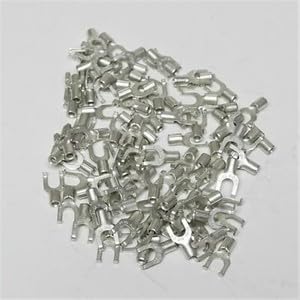 #US Spare Part for T1143C No-Insulated Flange Spade Terminal Contor for 16-14 Wire #8 Stud