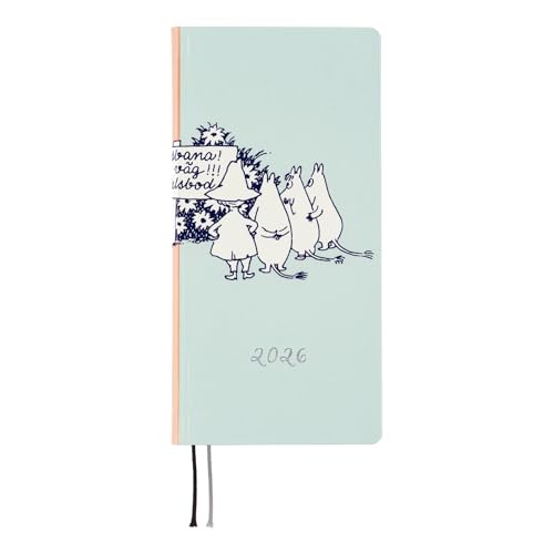 Hobonichi Techo 2026 Spring Weeks Moomin: To the Outdoor Dance Hall (Japanese Tall & Slim April Start)