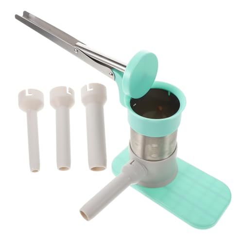 Amosfun 1 Juego de salchicha máquina de salchichas manual embutidoras de salchichas carne de carne embutidora vertical de salchichas embutidora manual de salchichas Acero inoxidable