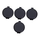 FIXOSHEE 4 Stück Teiliges Fingerabdruck Stempelkissen Schwarz Tragbar Schnell Trocknend Langlebige ohne Verblassen Geeignet für Notare Büro Schule Gesetzesvollzug und Dokumente