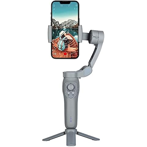 Rollei Steady Butler Mobil 3 SE, Kleiner, Leichter, zusammenklappbarer Smartphone Gimbal für ruhige aus der Hand gefilmte Videos. Mit App-Steuerung für Android und iOS 22946 Cover