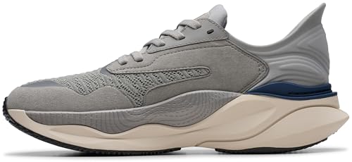 Clarks Men Clarks Pace Grey Textile 11 Wide - image 4