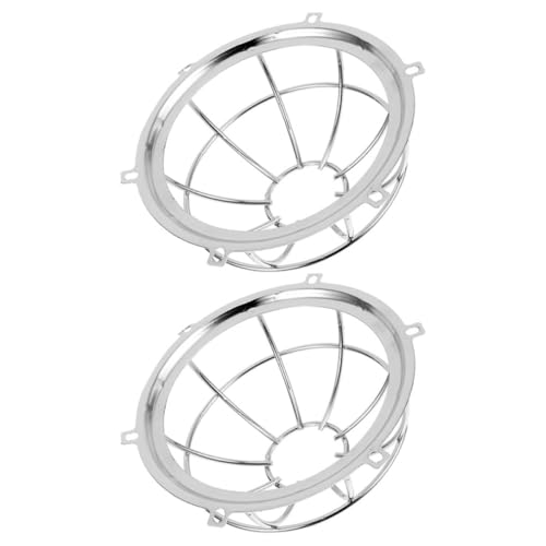 Hemobllo Protezione Antincendio Sprinkler 2 Pezzi Copertura Rilevamento Fumo in Ferro Robusta per Negozi Hotel e Uffici Montaggio Rapido senza Smontaggio