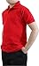 Short Sleeve Polo Shirts - Boys School Uniform-Cotton/Polyester- Red-Size 2T