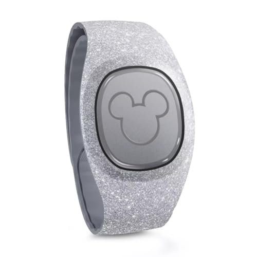 Parks Merchandise MagicBand+ Plus (Silver Sparkle)
