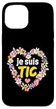 Installation facile Je Suis TIC - Déguisement 2 Personnes Duo Drôle Coque pour iPhone 15