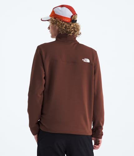 Image of THE NORTH FACE mens Cedar Trail Grid Fleece Quarter Zip Jacket | Cold Weather Top With Durable, Reinforced Bindings