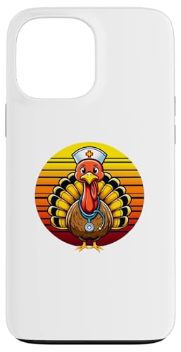 Funny Nurse Turkey Thanksgiving Thankful tee estudiante de enfermería Carcasa para iPhone 13 Pro Max