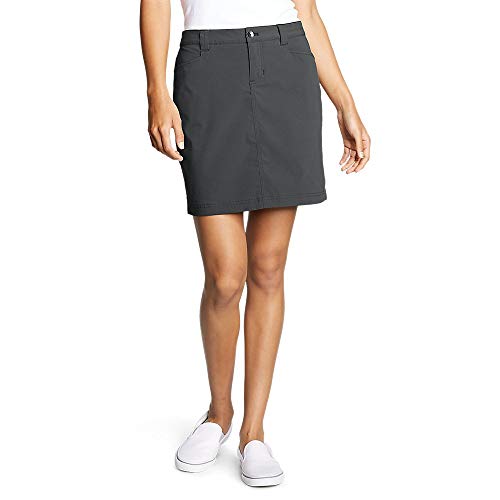 Eddie Bauer Women's Horizon Skort, Dk Smoke Regular 4