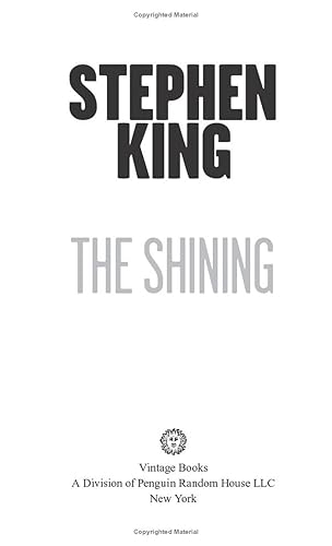 Image of [The Shining] [By: King, Stephen] [August, 2013]