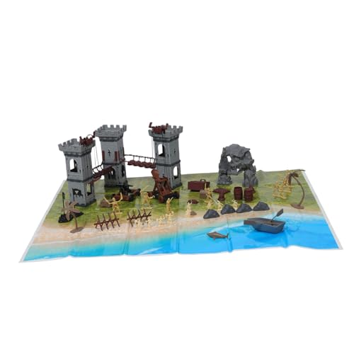 Figurines militaires et pirates jouet de construction pour garçon et fille