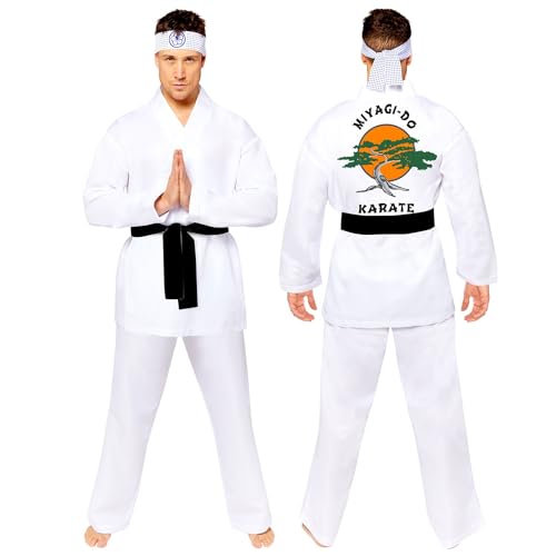 (PKT) (9912057) Adult Miyagi Do Karate Gi Costume (Extra Large) - Cobra Kai - [1297] - Image 2