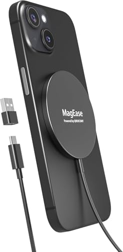 Magnetic Wireless Charger,MagEase 15W Wireless Charger Magnetic Compatible with iPhone...