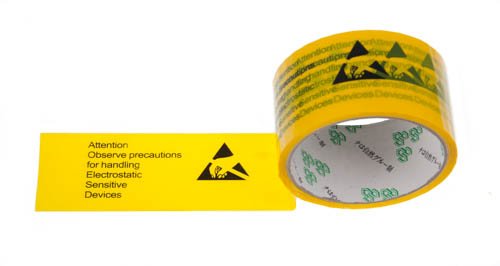 SCHOFIC Ultra Tape Yellow “ESD Caution” Overlaminated Cleanroom Tape [2 INCH X 65 CM] (1) (B0771RSR1N) Amazon Price History, Amazon Price Tracker