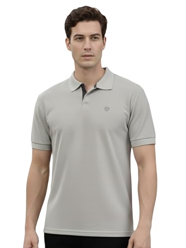 Image of Lux Cozi Men's Cotton Solid Polo Tshirt | Collar Tshirts | Half Sleeves | Stylish & Premium All Day Wear | Pack of 1