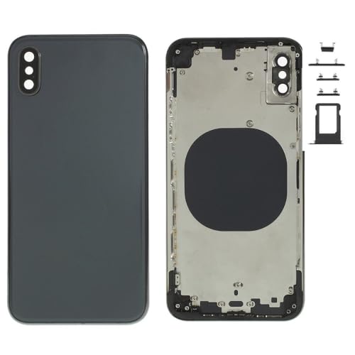 Chassis Arriere en Vitre pour iPhone XS Coque Haute Precision Nu Couleur Or