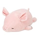 りぶはあとボルスタークッションマシュマロアニマルブタのピンキー(全長約30cm)ふわふわもちもち38983-21