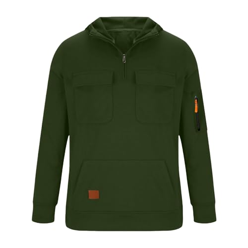 Boys Hoodies Teens Quarter Zip Hooded Sweatshirt Fashion Casual Long Sleeve Pullover Hooded Fall Winter Clothes4