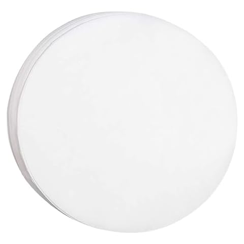 Verdental 100 sheets Baking Parchment Paper Round Non-Stick Precut Baking Parchment Circles for Springform Cake Pans Tortilla Press Food Steamer and Air Fryer Liners (6.69 in/17 cm) Cover