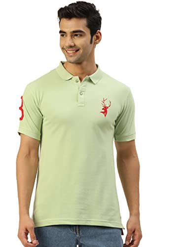 Image of CHKOKKO Men's Cotton Regular Fit Half Sleeves Polo T-Shirt