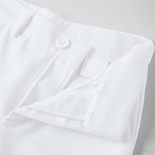 Boys Dress Pants Flat Front School Uniforms Pants Adjustable Waist Trousers3