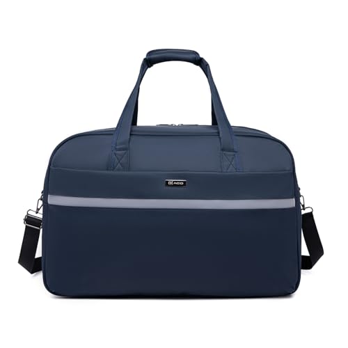 A C O Mala de Viagem Duffle Bag, Nylon, Grande, 55 Litros, com Alça de Ombro Ajustável, Zíper Duplo, Unissex 50X25X35CM ANAC