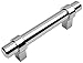 Cosmas 161-3CH Polished Chrome Contemporary Bar Cabinet Handle Pull - 3" Hole Centers - 10 Pack