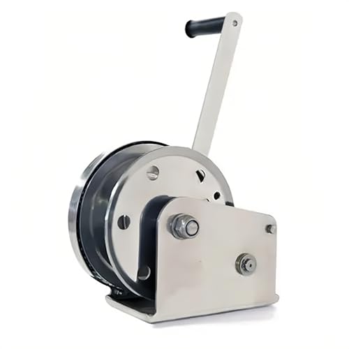 Polipasto manual de acero inoxidable de 550 kg 750 1100 cabrestante resistente bloqueo automático