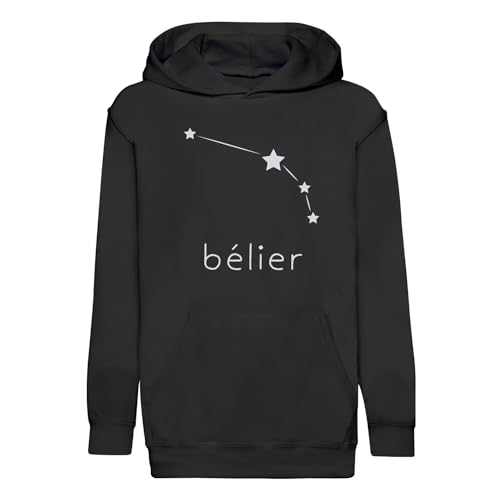 Sweat à Capuche Enfant Bélier Astrologie Constellation Vêtement Astronomie