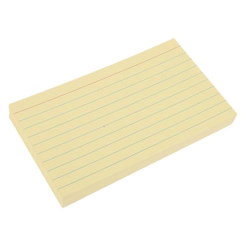 Fichas de índice rayadas 3x5 pulgadas papel resistente tinta tarjetas Cabilock notas escuela