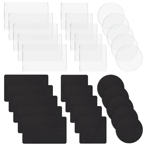 Set de imanes acrílicos transparentes para manualidades miniatura 7