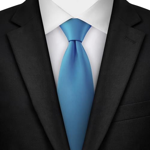 Image of Jacob Alexander Men's Extra Long Solid Color Tie