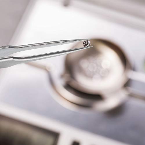 3 Pieces Ingrown Hair Tweezers Stainless Steel Splinter Tweezers Pointed Blackhead Remover Precision Eyebrow Tweezers For Facial Hair, Ingrown Hair, Splinter And Blackhead Remover (Silver) #TOP3