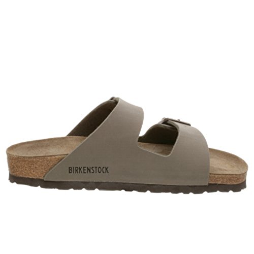 Birkenstock Unisex Arizona Sandal,Stone Birkibuc,39 M EU view 8