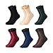 Livwellia Winter Warm Women Socks Soft Thicken Thermal Plush Socks Wool Snow Boots Floor Home Sleeping Sock-Green 1Pair