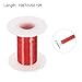 MECCANIXITY 42 AWG 0.06mm Magnet Wire 42 Gauge 6519ft (1987m) Enameled Copper Wires Magnet Winding Coil 50g F Grade 311 Fahrenheit (155 Celsius) for Transformers Inductors, Red