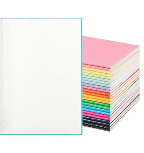 Carnets de notes vierges A5 lot de 24 cahiers colorés pour organiser vos écrits