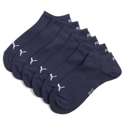 PUMA Unisex Trainers, Plain, 3P, navy, 35-38