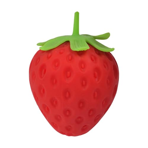 Big Strawberry Squishy , Sunny Days Squeezy Strawberry , Squishy Fruit Toys , Fun Dough Ball Fidget Squeeze Toys for Children and Office Workers Study Break
