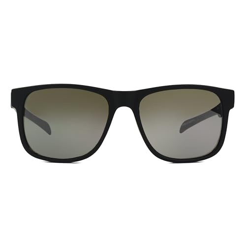 Foster Grant Mens Ramble Sunglasses Sunglasses Black Frame Grey Lenses Way Shape, Black/Smoke, 52 mm US2