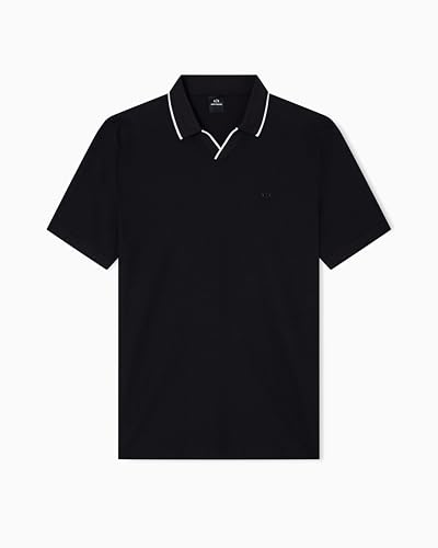 Polo masculino Armani Exchange Johnny Collar de piqué miniatura 1
