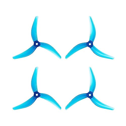 TARFIC Replaceable For AZURE POWER for Johnny FPV PC Freestyle Propeller 5 inch 3-blade 4.8 * 3.8 * 3mm for RC FPV Racing Freestyle 5inch Drones DIY Parts Parts (Color : 2CW 2CCW Blue) TARFIC Replaceable For AZURE POWER for Johnny FPV PC Freestyle Propeller 5 inch 3-blade 4.8 * 3.8 * 3mm for RC FPV Racing Freestyle 5inch Drones DIY Parts Parts (Color : 2CW 2CCW Blue)