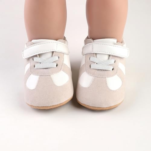 Image of Baby Boys Girls Sneakers Toddler Non-Slip Soft Rubber Sole First Walking Shoes Infant Newborn Crib Dress Shoes