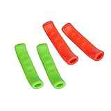 2 Paar Mountainbike-Fahrrad-Licht für Rennrad, Lenker, flaches Zubehör, Bremse